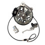Mozzo freno a disco CP CasaDisc - Titanio -  Lambretta S1 + S2 + TV2 + S3 + TV3 + Special + SX + DL + Serveta