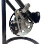 Mozzo freno a disco CP CasaDisc - Titanio -  Lambretta S1 + S2 + TV2 + S3 + TV3 + Special + SX + DL + Serveta