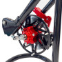 Mozzo freno a disco CP CasaDisc - ROSSO -  Lambretta S1 + S2 + TV2 + S3 + TV3 + Special + SX + DL + Serveta