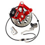 Mozzo freno a disco CP CasaDisc - ROSSO -  Lambretta S1 + S2 + TV2 + S3 + TV3 + Special + SX + DL + Serveta