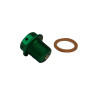 Tappo scarico olio CNC by CP per copri carter Lambretta S1 S2 S3 DL Serveta SX TV Special J Lui con calamita scelta di colori