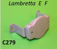 Metal support bracket for front shield badge Lambretta E + F