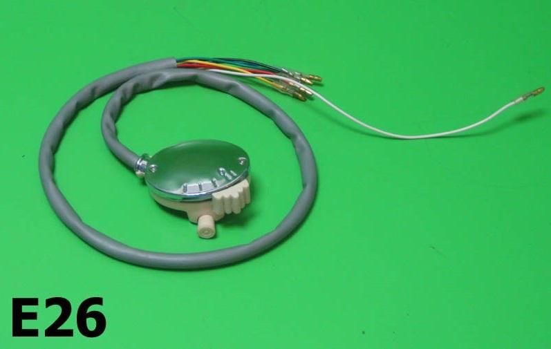Light switch (with seperate horn button) for Lambretta D + LD 1956 + F