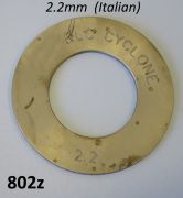 High quality Italian made 2.2mm 1st gear shim Lambretta LI + TV2/3 + SX + Special + DL + Serveta