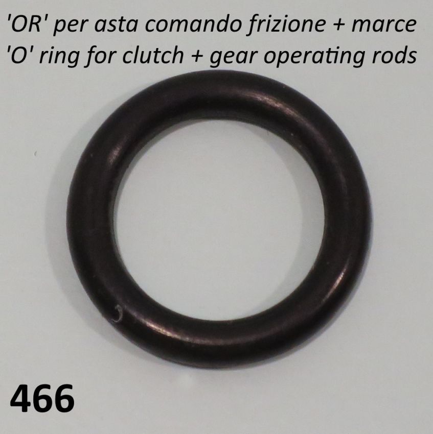 'O' ring for clutch lever rod (on sidecasing) / gearchange operating rod (in engine) Lambretta LI + TV2/3 + SX + Special + GP/DL + Serveta