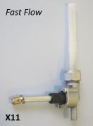 Rubinetto benzina Fast flow uscita standard Lambretta S1 + S2 + S3 + TV3 + Special + SX + DL + Serveta