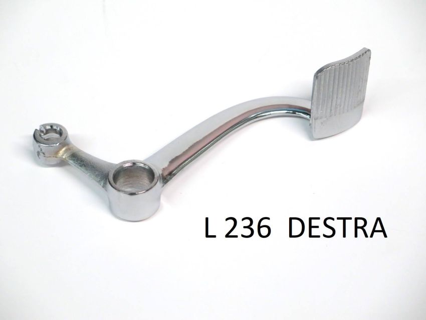 Pedale freno posteriore a destra per Lambretta A (vers.1+2) + Lambretta B (vers. 1)