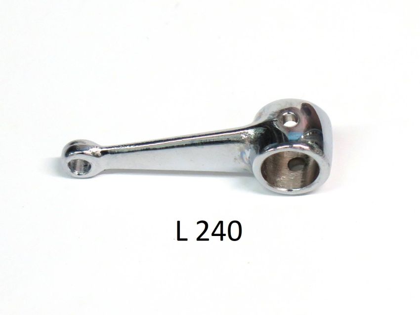 External gearchange control lever on the transmission engine casing for Lambretta A 125