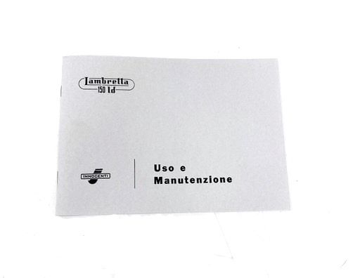 Owners manual Lambretta LD150 model of 1957