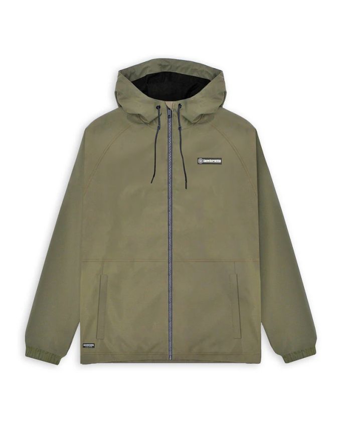 Giacca con cappuccio Lambretta color khaki