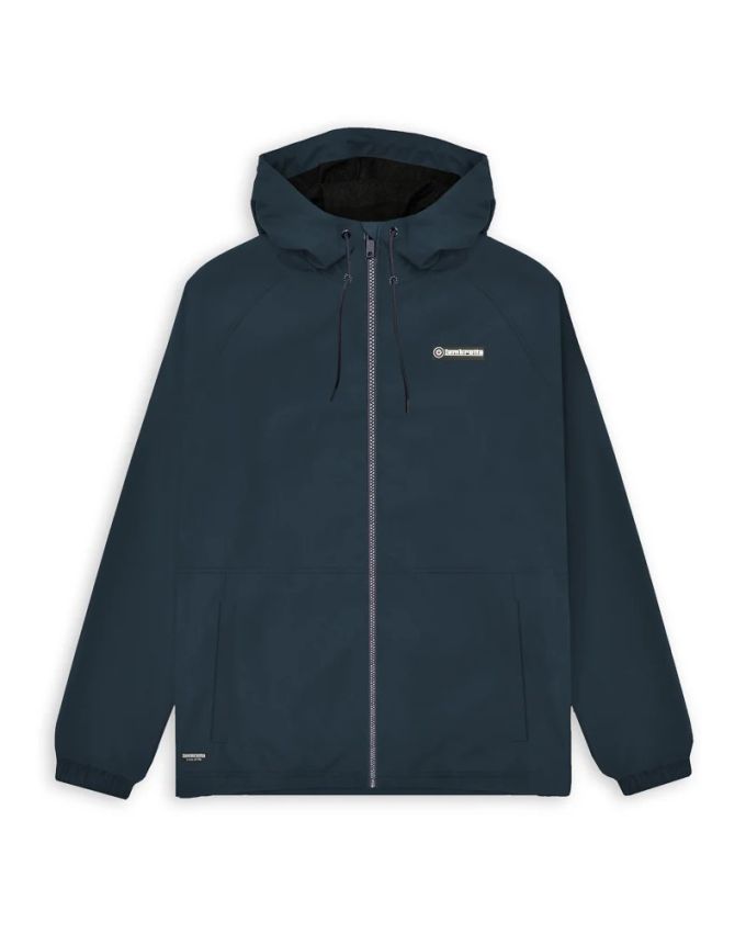 Giacca con cappuccio Lambretta color blu navy