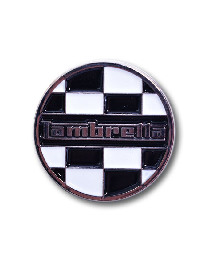 Spilla Lambretta bandiera a scacchi
