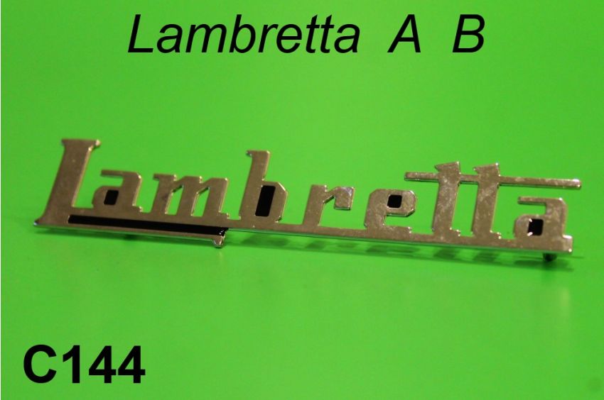 Lambretta badge for rear butty box for Lambretta A + B