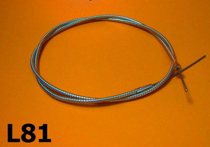 Guaina e cavo cambio teleflex completa Lambretta D + LD 125 2°/3° versione (mod. dal 1953 al 1954)