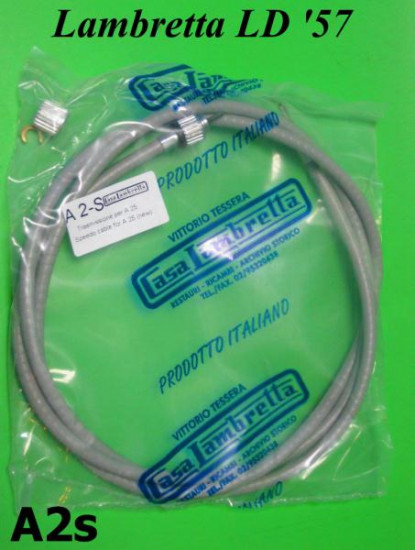 Speedo cable Lambretta LD '57 for new speedo cod. A25