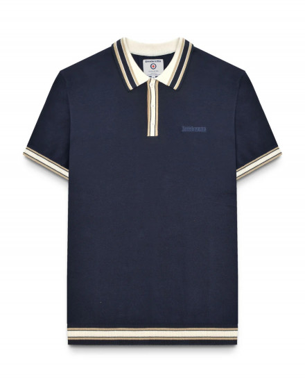 Lambretta Baggio Tipped SS Knit Polo