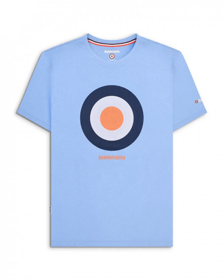 Lambretta Target Ringer Tee Clear Sky 