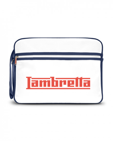 Lambretta Logo Flight Bag navy/white