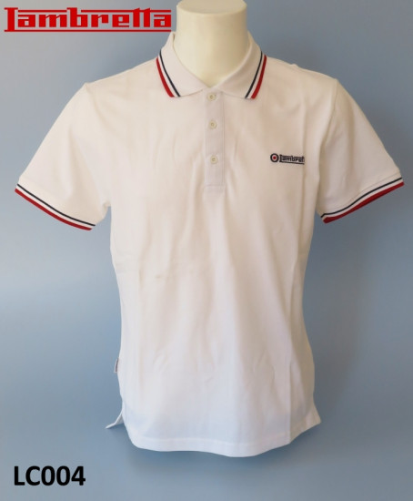 Lambretta 'Classic' Polo shirt (White)