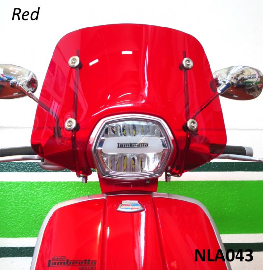 High quality Casa Performance Sports screen for Lambretta V-Special (Red)