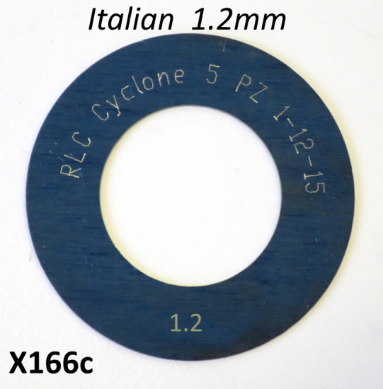 High quality Italian made 1.2mm 1st gear shim
