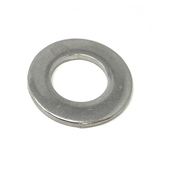 Thick washer for centralising front hub in fork link (stainless)