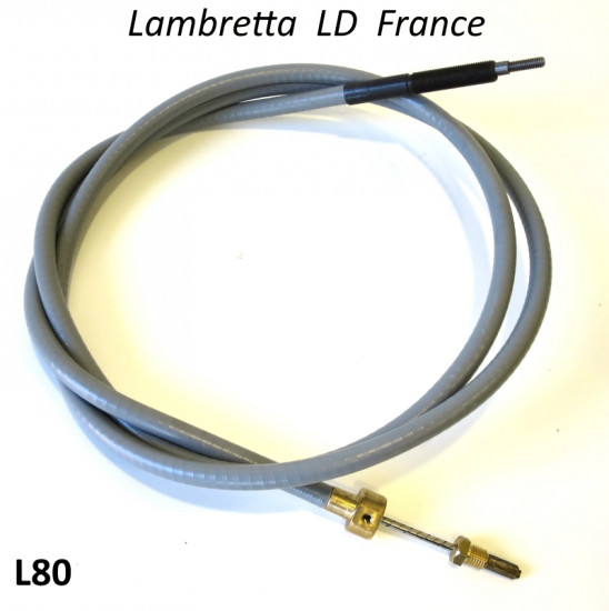 Complete Teleflex gearchange cable for French Lambretta LD models1955-'57