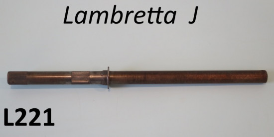 Internal throttle control rod for handlebars for Lambretta J
