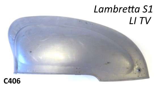 High quality one-piece metal flywheel-side sidepanel for Lambretta S1 + TV1