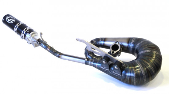 SPECIAL VERSION! Protti Casa Performance expansion chamber exhaust for LONG STROKE ENGINES