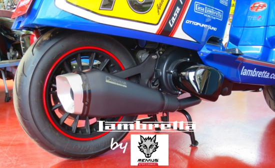 Remus sports exhaust for Lambretta V-Special 125