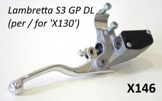 Master cylinder for Casa Performance SINGLE DISC hydraulic brake X130 Lambretta LI S3 + TV3 + SX + Special + GP/DL + Serveta
