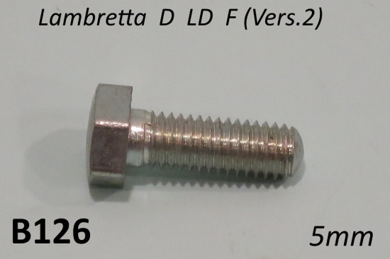 Special (5mm thread) bolt for fixing outer fork covers Lambretta F + D + LD