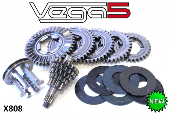 Casa Performance Vega5 5 speed gearbox kit Lambretta J + Lui + Vega + Cometa