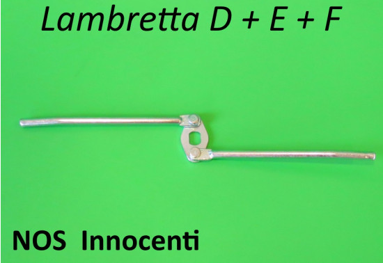 Original NOS Innocenti closure mechanism for rear toolbox lock for Lambretta D + E + F