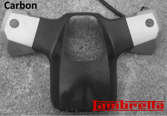 Carbon handlebar top for Lambretta V-Special 50 - 125 - 200
