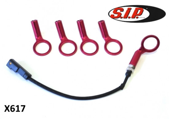 Set of spare cylinder temperature heat sensor cable (+ rings) for SIP speedo / rev counter