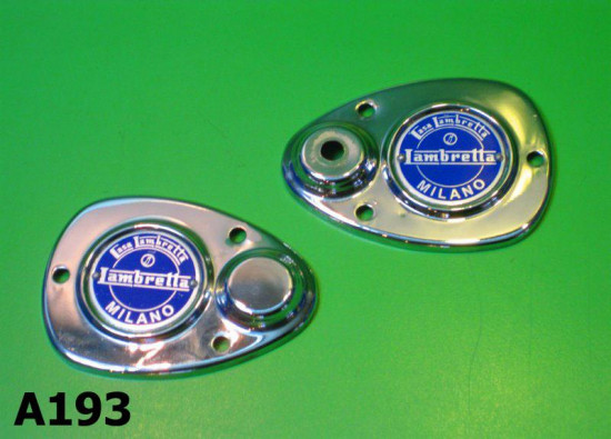 Chromed fork covers Lambretta D + LD  + F v.2