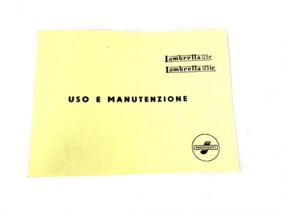 Owners manual Lambretta C125 LC125