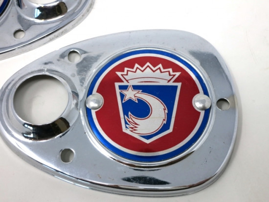 Ardor fork covers for Lambretta D + LD, rechromed.