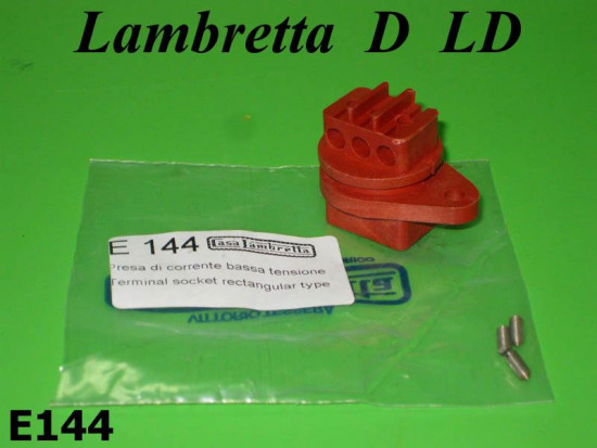 Magneto wires L.T. electrical junction socket Lambretta D150 + LD150 + LD125 