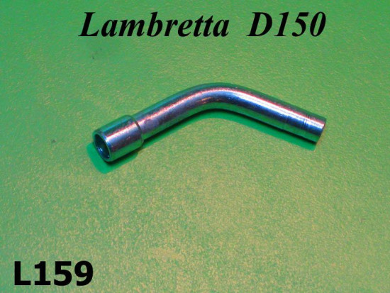 Angled 'L' shaped spacer tube for throttle cable Lambretta D 150cc