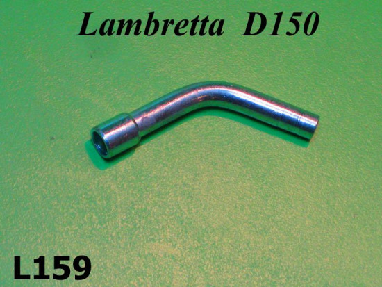 Angled 'L' shaped spacer tube for throttle cable Lambretta D150