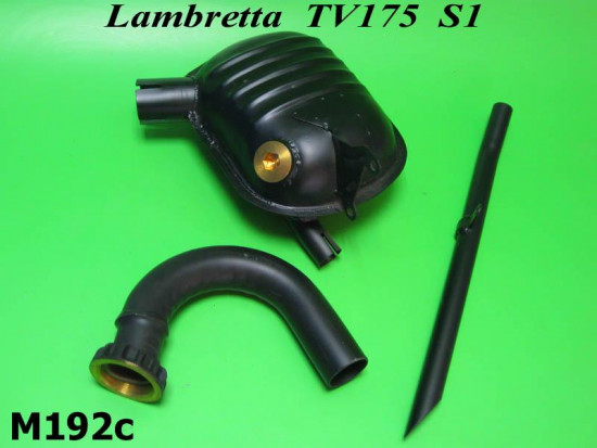 Innocenti replica Exhaust silencer + U bend + tailpipe  Lambretta TV1 175cc