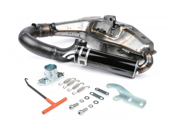 Exhaust -BGM PRO Clubman Sport- Lambretta (1st series - 2nd series, 3rd series) - unpainted