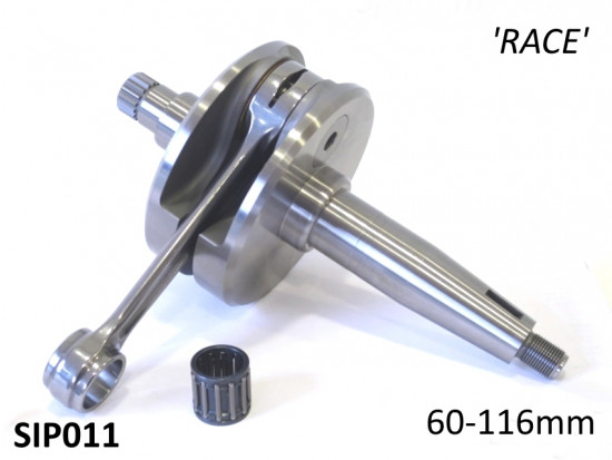 SIP crankshaft large cone GP / DL 'RACE' version 60mm stroke / 116mm conrod