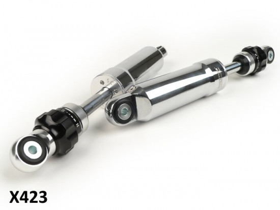 BGM Pro F16 Sport front shock - Chrome - Lambretta LI + TV + SX + Special + DL + Serveta + Lui