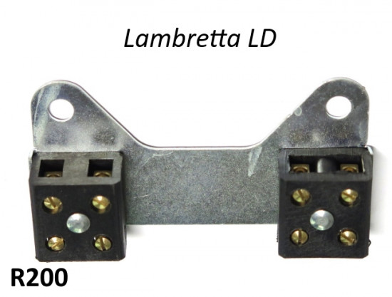 Headlight electrical wiring junction box for Lambretta LD