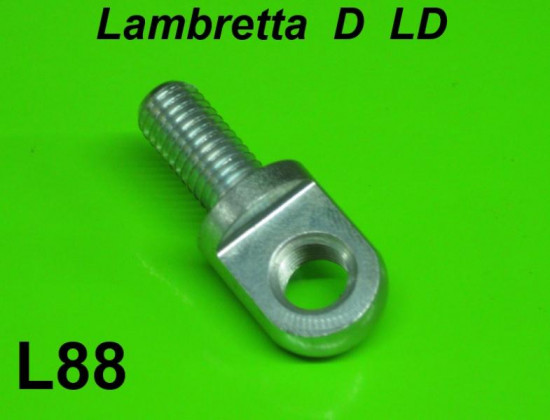 Rear brake cable adjuster support Lambretta D + LD