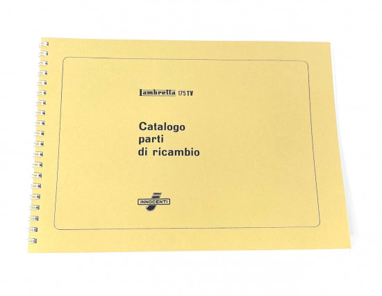 Parts catalogue Lambretta TV1